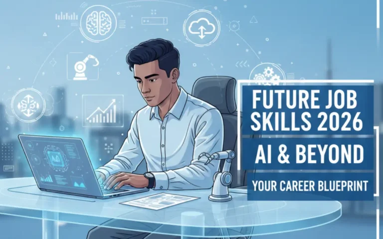 Digital skills required for jobs in 2026 including AI, data literacy, cybersecurity and future career skills